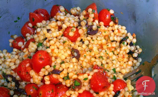 Couscous Perlato con Olive e Pomodori Arrostiti