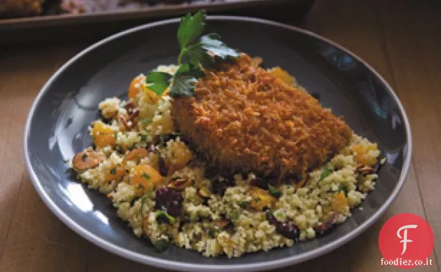 Smokey Mesquite Braciole di maiale con insalata di Couscous