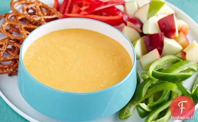 Fonduta di formaggio cheddar