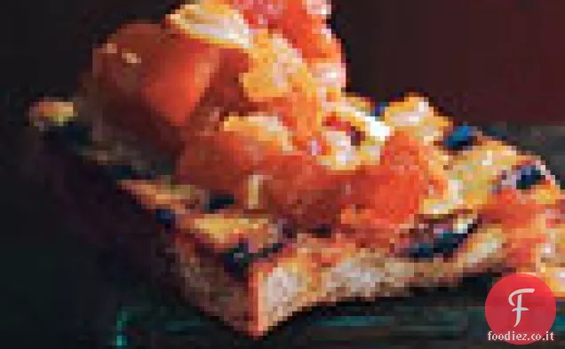 Bruschetta al pomodoro stufato