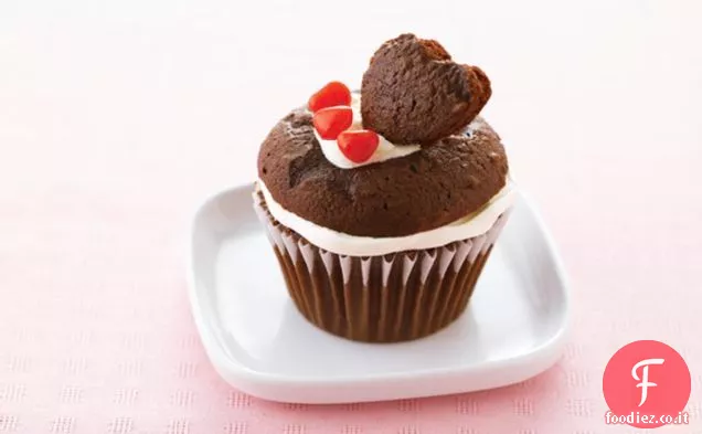 Cupcakes al cioccolato Cuore del mio cuore