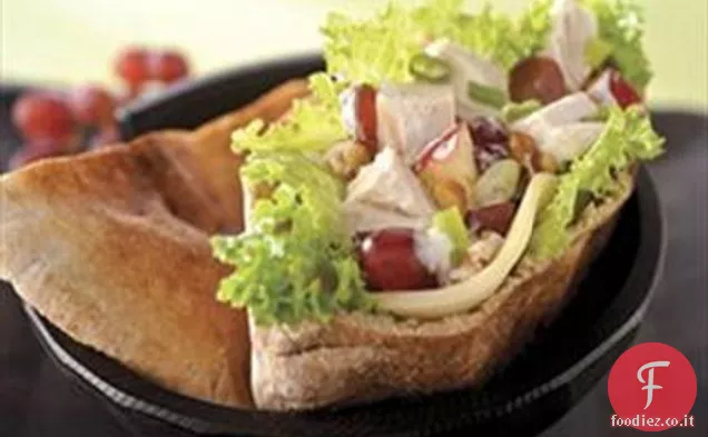 Una pita di pollo un po ' nocciola