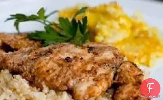 Cosce di pollo alla griglia Tandoori