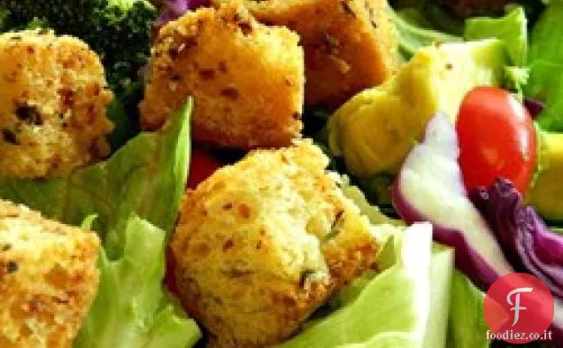 Crostini all'aglio e parmigiano
