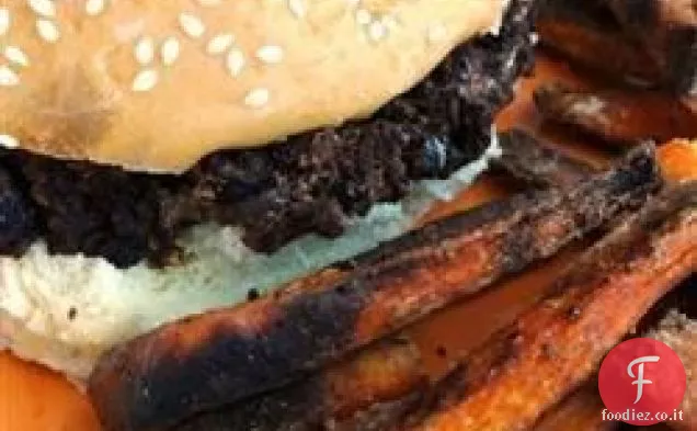 Hamburger vegani di fagioli neri