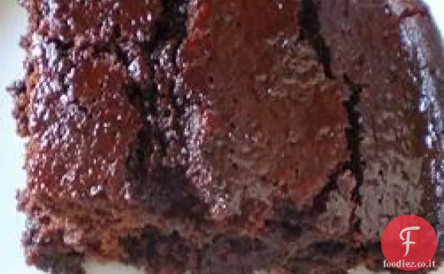 Torta di delizia al cioccolato bollito