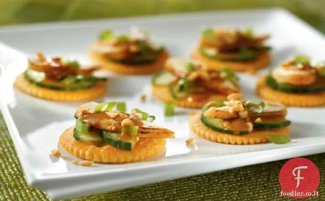 Toppers di pollo asiatico
