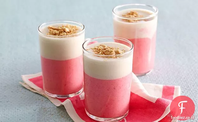 Frullato di cheesecake alla fragola