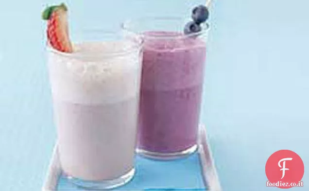 Frullato di banana alla fragola