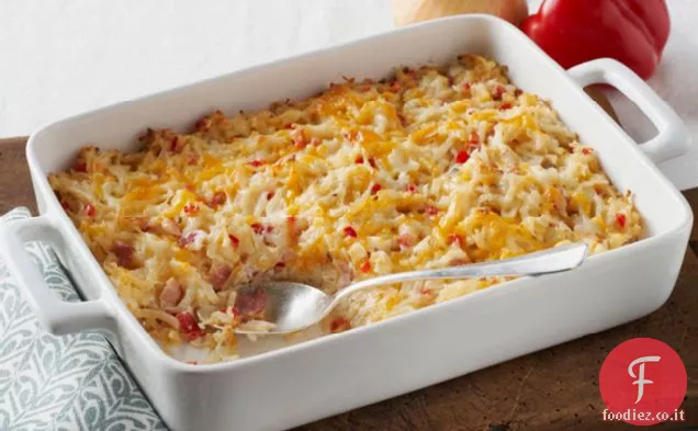 Casseruola marrone Hash al forno