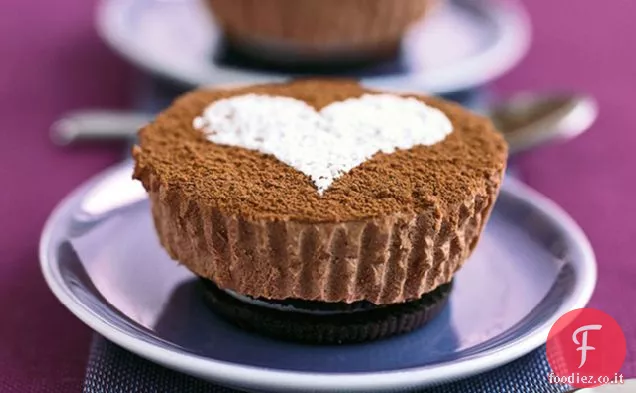 PHILADELPHIA Cioccolato Cheesecakes per due
