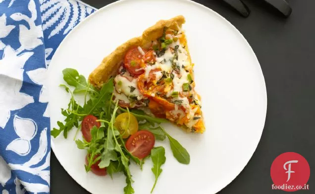 Cimelio di pomodoro e Mozzarella Ricetta crostata