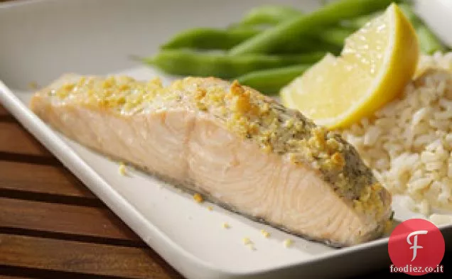 Salmone cremoso all'aneto