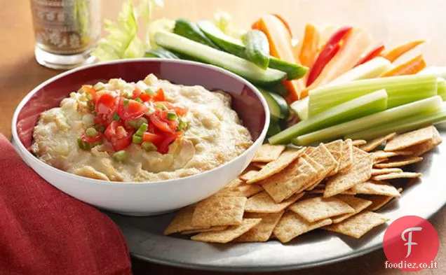 Salsa calda di parmigiano-carciofo