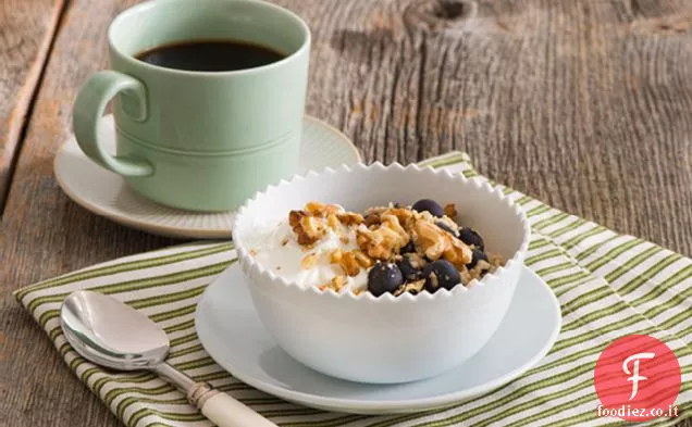 Farina d'avena mirtillo-noce