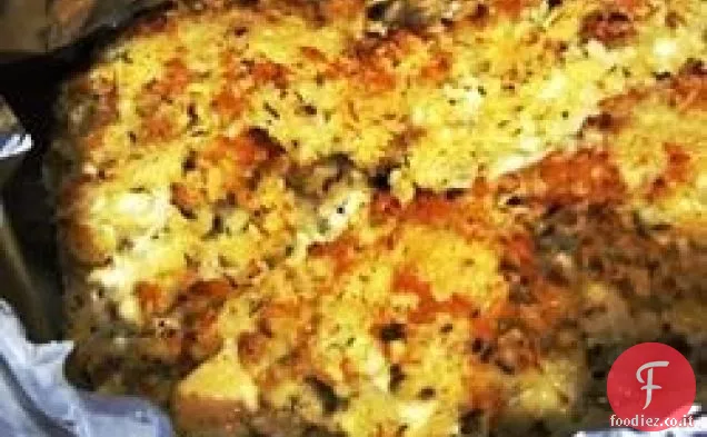 Petti di pollo ripieni arrostiti al forno