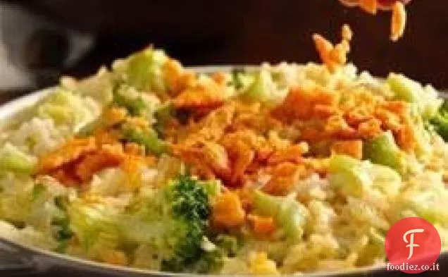 Formaggio cremoso-Broccoli riso cuocere