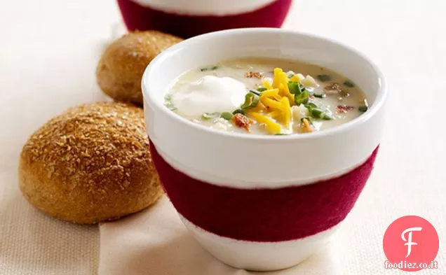 Zuppa di patate caricata