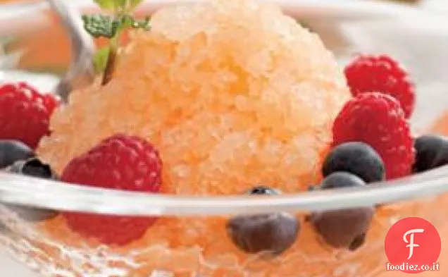 Granita di melone e mela