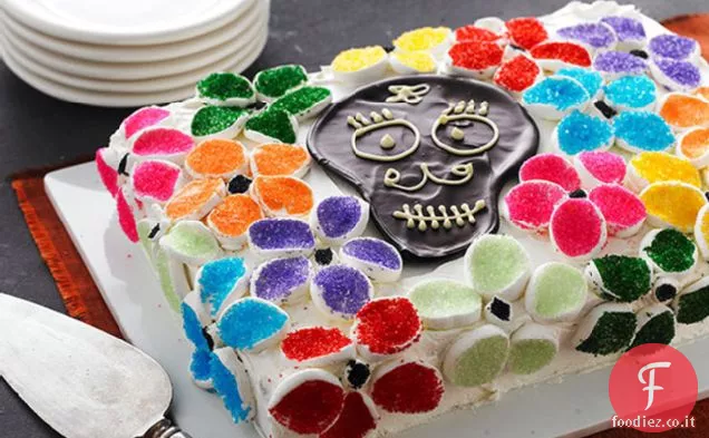 Torta fiorita dei morti