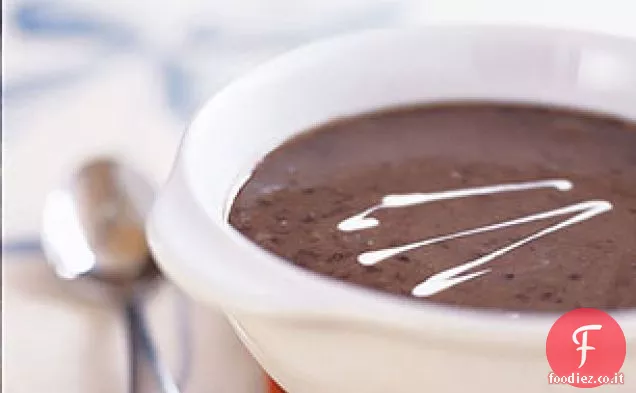 Zuppa di fagioli neri cubani