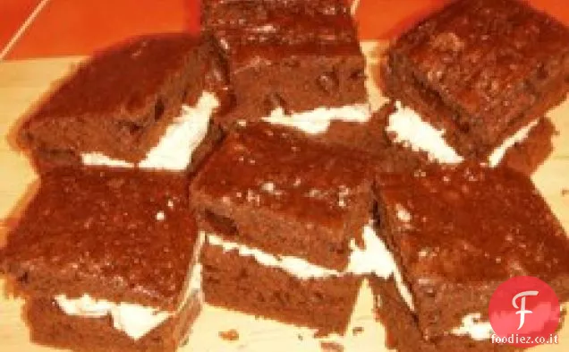 Crema fatta in casa ripieni singoli pan di spagna