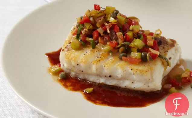 Baccalà saltato con salsa Ketchup ricca