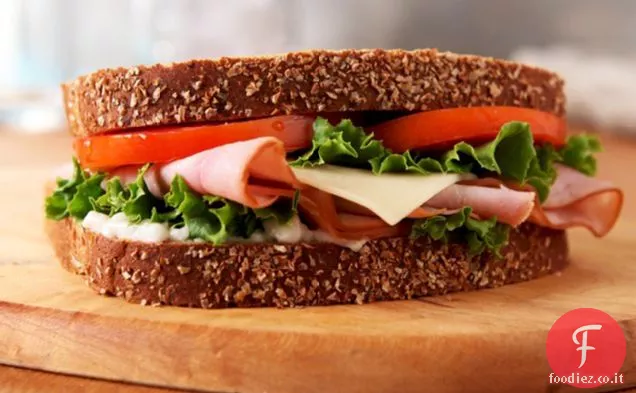 Panino al prosciutto tutto americano