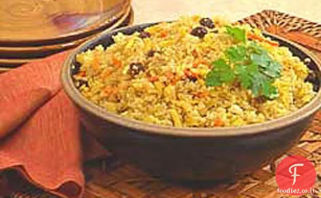 Pilaf di quinoa al curry