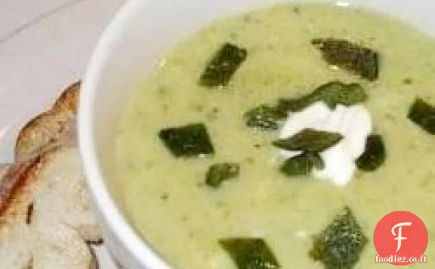 Poblano Cile Zuppa di pepe