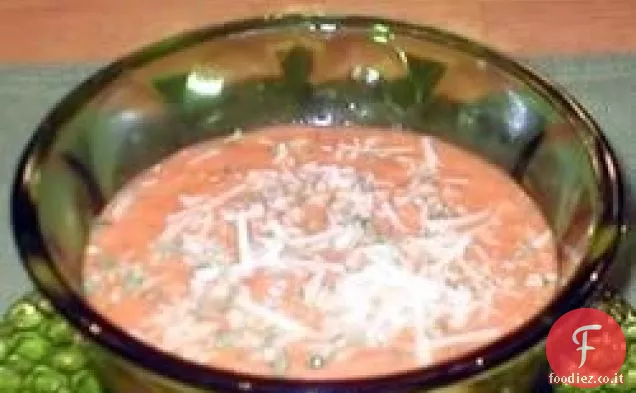 Zuppa di granchio di pomodoro facile