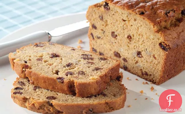 Pane alla banana e uva passa