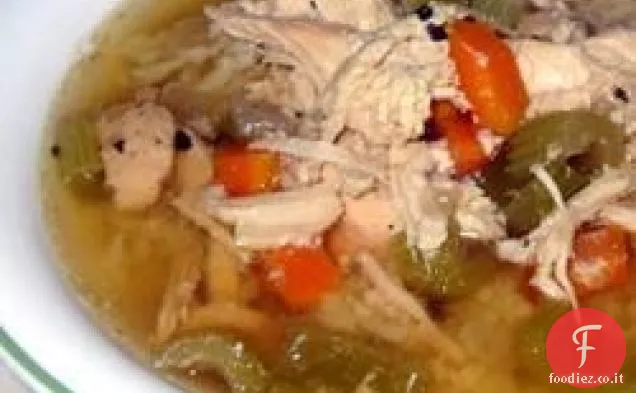 Zuppa di pollo suocera
