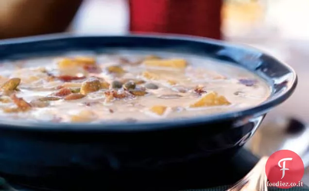 Butternut Squash-Zuppa di fagioli bianchi