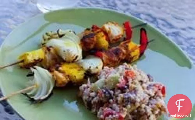 Orzo con Feta, Cetriolo e Pomodoro