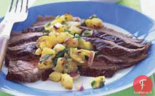 Salsa di ananas alla griglia