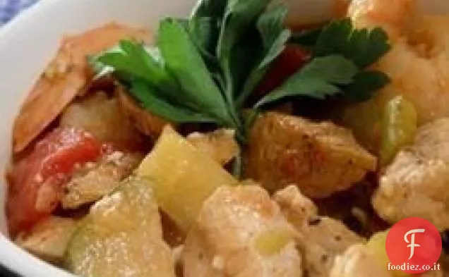 Jambalaya a basso contenuto di carboidrati