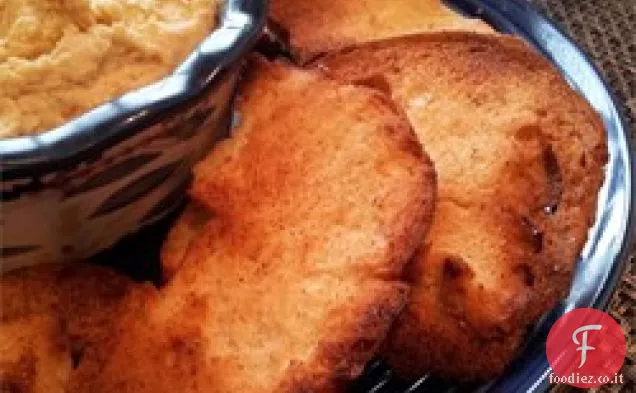 Patatine di bagel al forno salate