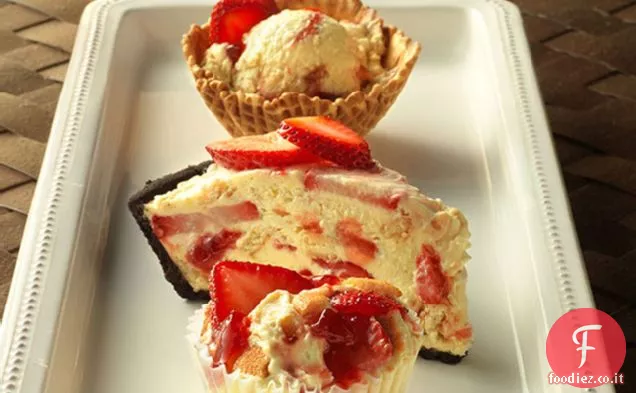 Strawberry Cream Freeze: servire a modo tuo