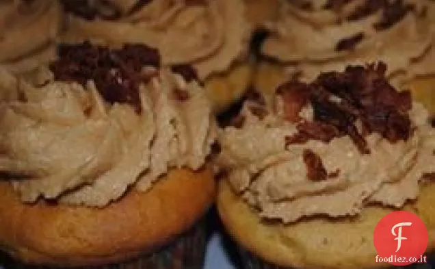 Cupcake di pancetta al burro di arachidi