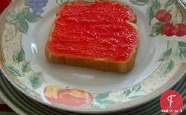 Marmellata di fragole finta