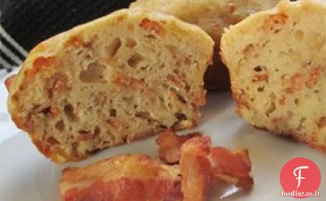 Muffin al formaggio con pancetta