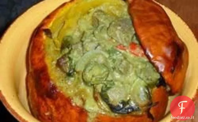 Curry di manzo e spinaci