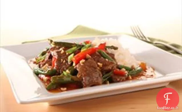 KRAFT MAKERS in stile asiatico Chili Steak & fagiolini