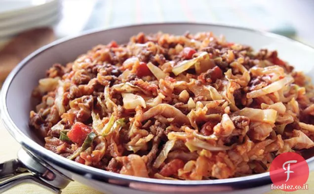 Padella di cavolo non imbottita