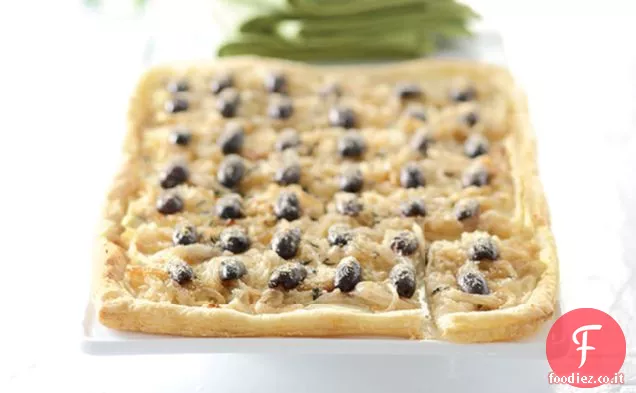 Crostata di cipolla caramellata