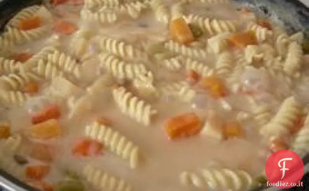 Pollo di pasta facile