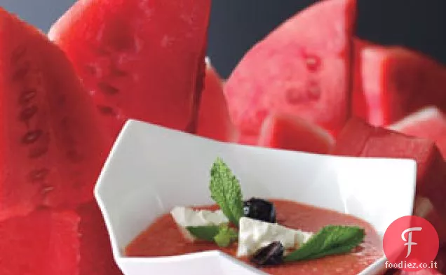 Zuppa di pomodoro e anguria