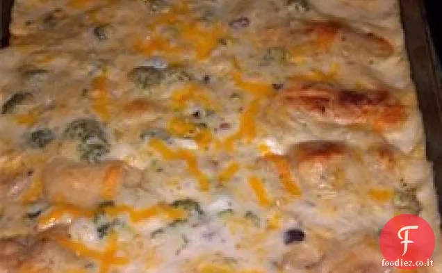 Casseruola a mezzaluna di pollo