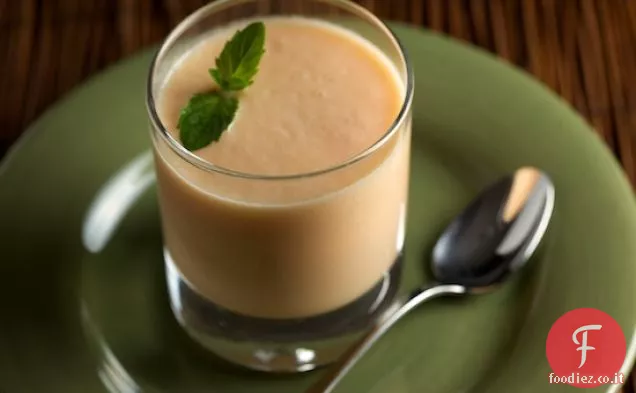 Zuppa di cantalupo allo zenzero refrigerato